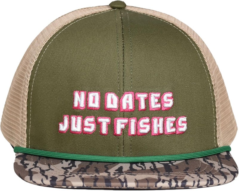 EDTREK Outdoorsman Pro Trucker Breathable Mesh Performance Cap - Flat Brim Snapback Hat - Image 1